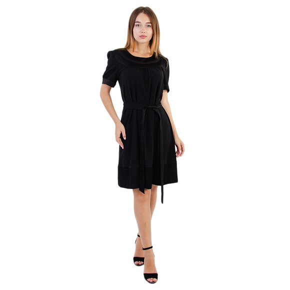 marc jacobs black dresses Marc by Marc Jacobs Black Short Sleeve Wool Cocktail Dress